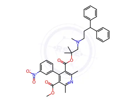Chemical structure of Lercanidipin Impurity 16(Hydrochloride)