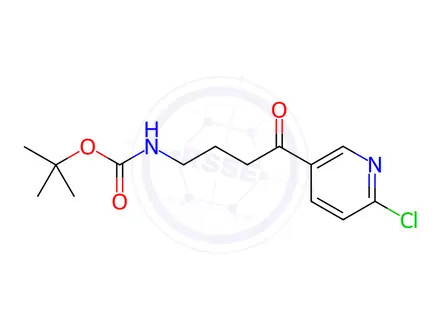 Chemical structure of Tert-butyl (4-(6-chloropyridin-3-yl)-4-oxobutyl)carbamate