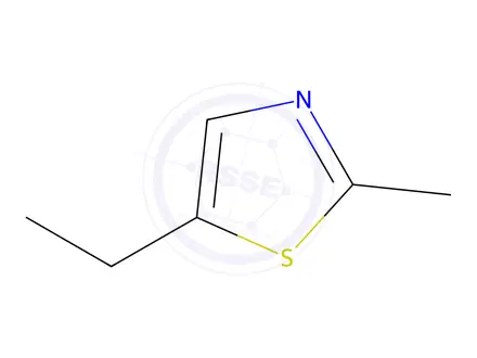 Chemical structure of Thiazole, 5-ethyl-2-methyl-