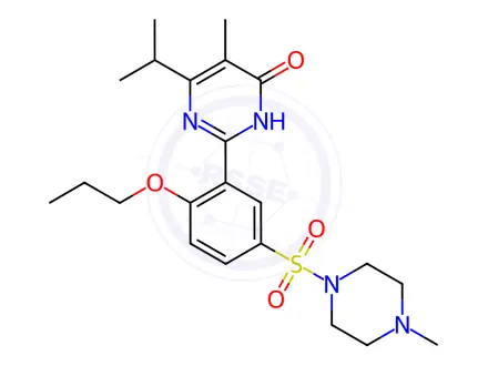 Chemical structure of Vardenafil Hydrochloride Impurity 51