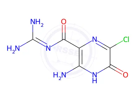 Chemical structure of Amiloride Hydrochloride Dihydrate-Impurity C (Hydrochloride Salt)