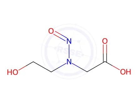 Chemical structure of Glycine Impurity 107 (N-Nitroso Glycine Impurity 24)