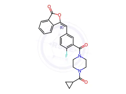 Chemical structure of Olaparib Impurity 121