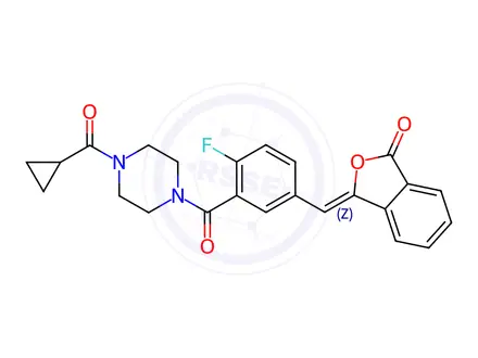 Chemical structure of Olaparib Impurity 122