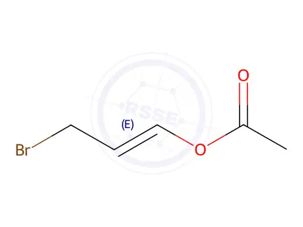 Chemical structure of Acetic acid 3-broMo-1-propenyl ester