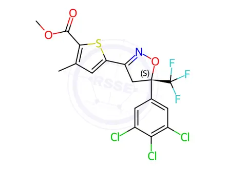 Chemical structure of Lotilaner Impurity 5