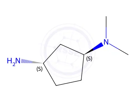 Chemical structure of (1S,3S)-N1,N1-dimethylcyclopentane-1,3-diamine dihydrochloride