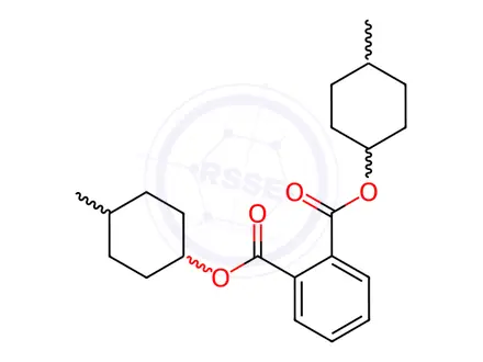 Chemical structure of Phthalic acid, bis(4-methylcyclohexyl) ester