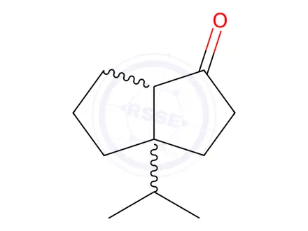 Chemical structure of 1(2H)-Pentalenone,hexahydro-3a-(1-methylethyl)-(9CI)