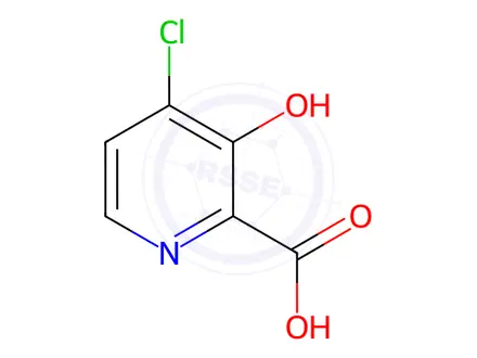 Chemical structure of 4-Chloro-3-hydroxypyridine-2-carboxylic acid