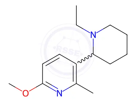 Chemical structure of 3-(1-Ethylpiperidin-2-yl)-6-methoxy-2-methylpyridine