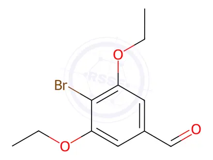 Chemical structure of 4-Bromo-3,5-diethoxybenzaldehyde