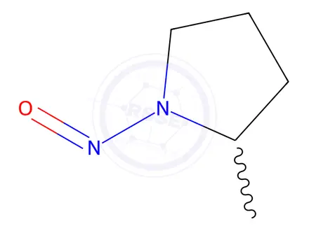 Chemical structure of Hydroxychloroquine Sulfate Impurity 120 (N-Nitroso Hydroxychloroquine Sulfate Impurity 35)