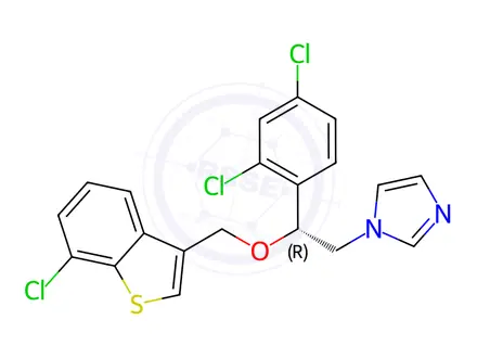 Chemical structure of Sertaconazole Impurity 4