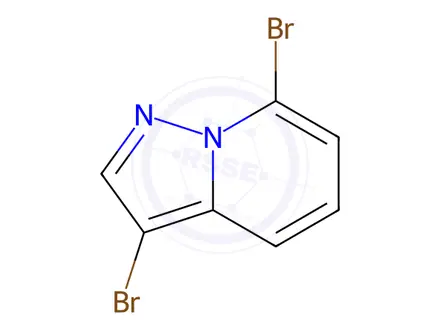 Chemical structure of 3,7-Dibromopyrazolo[1,5-a]pyridine