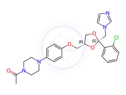 Chemical structure of Ketoconazole Impurity 26