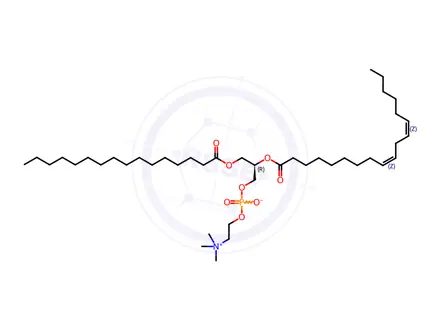 Chemical structure of Lecithin from Soybean