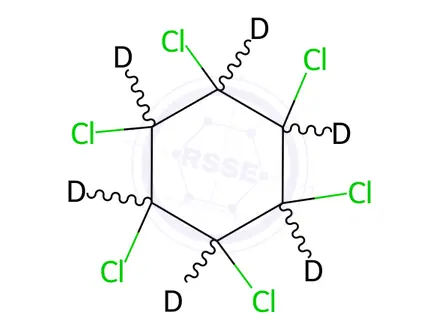 Chemical structure of α-HCH-[D6]