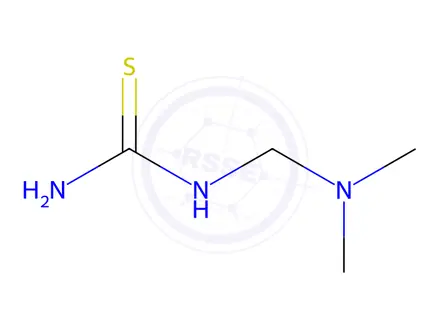 Chemical structure of Thiourea, [(dimethylamino)methyl]-(9CI)