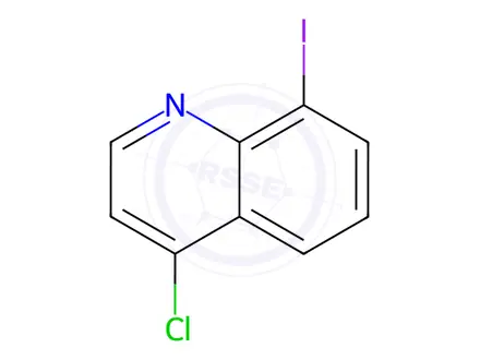 Chemical structure of 4-Chloro-8-iodoquinoline