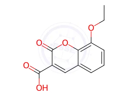 Chemical structure of 8-Ethoxy-2-oxo-2H-chromene-3-carboxylic Acid