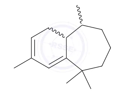 Chemical structure of (9S,9aS)-3,5,5,9-tetramethyl-5,6,7,8,9,9a-hexahydro-1H-benzo[7]annulene