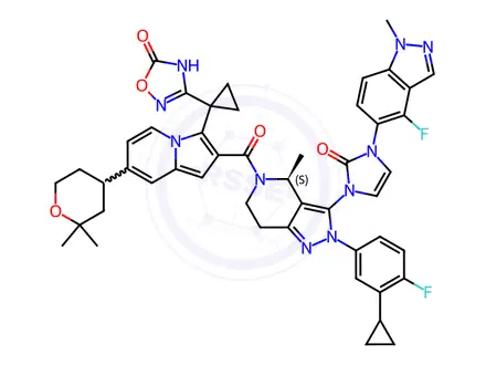 Chemical structure of Elecoglipron Impurity 2