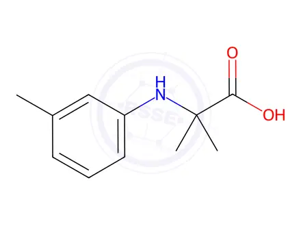 Chemical structure of Alanine, 2-Methyl-N-M-tolyl-