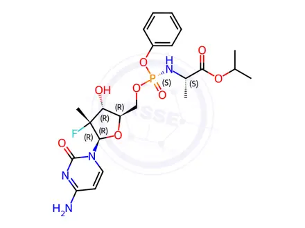 Chemical structure of Sofosbuvir Impurity 120