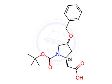 Chemical structure of (Tert-Butoxy)Carbonyl L-β-HomohydroxyPro(OBzl)DCHA