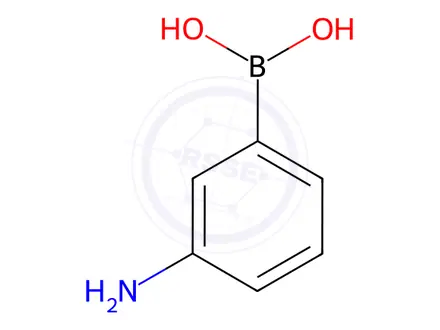 Chemical structure of 3-Aminophenylboronic acid monohydrate