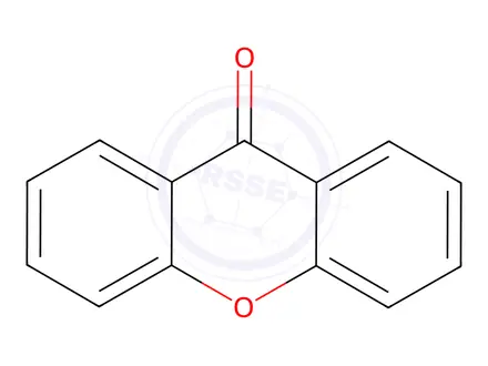Chemical structure of Xanthone