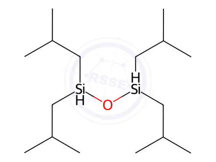 Chemical structure of bis(2-methylpropyl)silyloxy-bis(2-methylpropyl)silane
