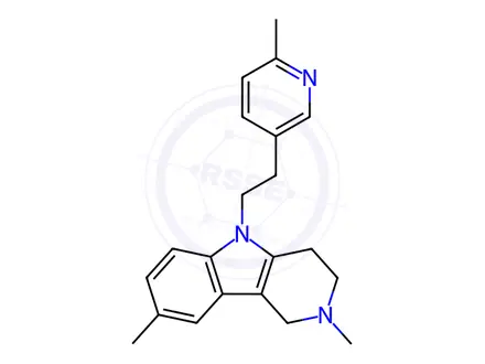 Chemical structure of Dimebon