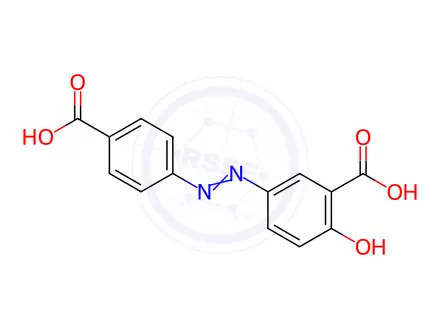 Chemical structure of Balsalazide Impurity 2