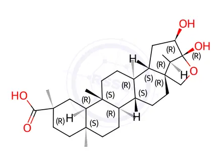 Chemical structure of Orthosphenic Acid