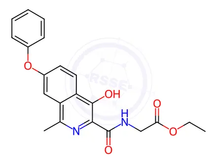 Chemical structure of Roxadustat Impurity 54