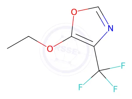 Chemical structure of 5-Ethoxy-4-(trifluoromethyl)oxazole