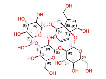 Chemical structure of RhMannioside D