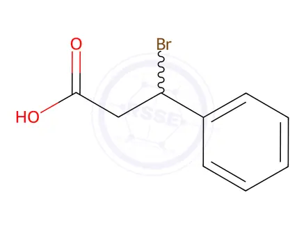 Chemical structure of β-Bromohydrocinnamic Acid
