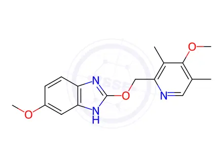 Chemical structure of Omeprazole Impurity 77
