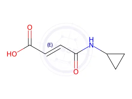 Chemical structure of (Z)-3-Cyclopropylcarbamoyl-acrylic acid