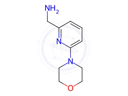 Chemical structure of [6-(morpholin-4-yl)pyridin-2-yl]methanamine