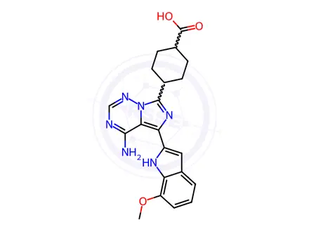 Chemical structure of OSI-027