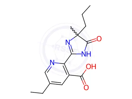 Chemical structure of Imazethapyr Impurity 7 (4-Desisopropyl-4-propyl Imazethapyr)