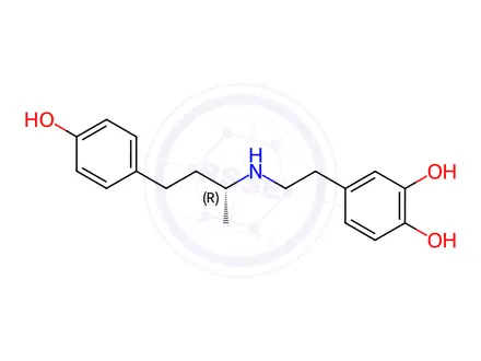 Chemical structure of (R)-Dobutamine