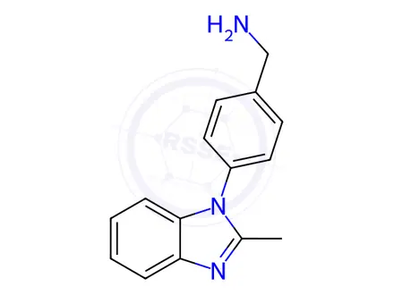 Chemical structure of (4-(2-Methyl-1h-benzo[d]imidazol-1-yl)phenyl)methanamine