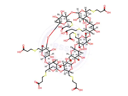 Chemical structure of Sugammadex sodium Org48301 Impurity