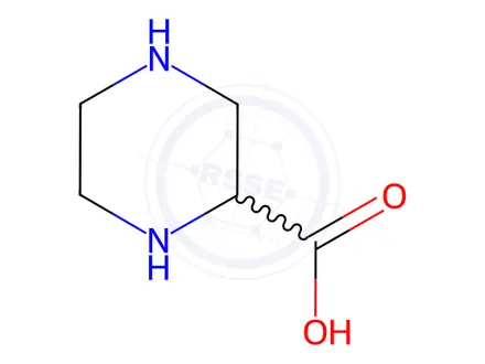 Chemical structure of Piperazine-2-carboxylic acid dihydrobromide