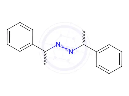 Chemical structure of (E)-1,2-bis(1-phenylethyl)diazene